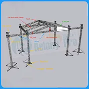 Roof trussing system-aluminum